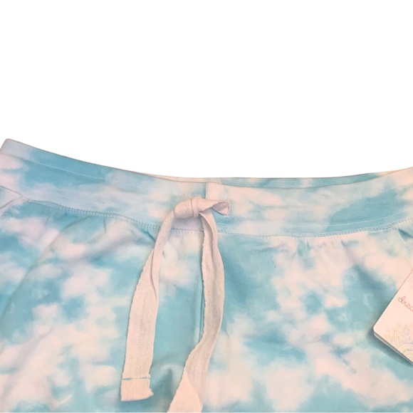 Dreamsicle Sky Blue White Tie Dye Sweatpants Size XL Lounge Pants Jogger - Picture 4 of 11